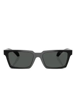 Alexander McQueen Eyewear シールドサングラス | ブラック | FARFETCH JP