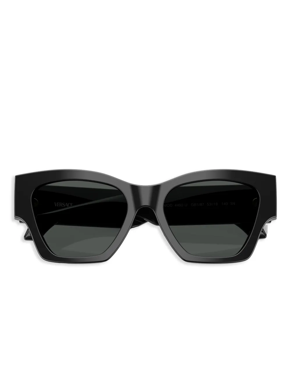 Versace Eyewear Zonnebril met logoprint Zwart