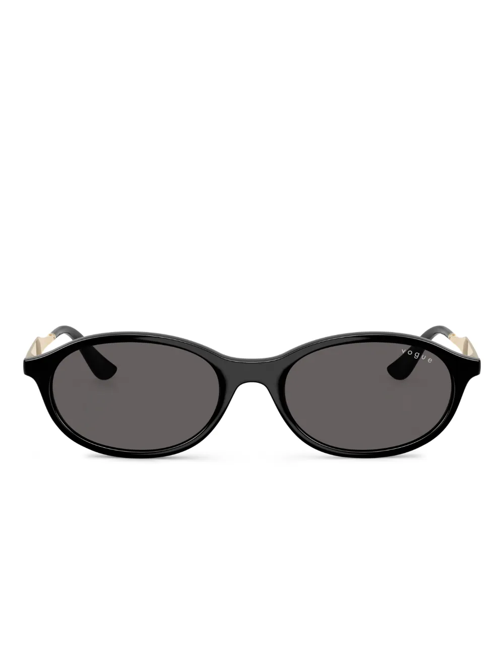 oval-frame sunglasses