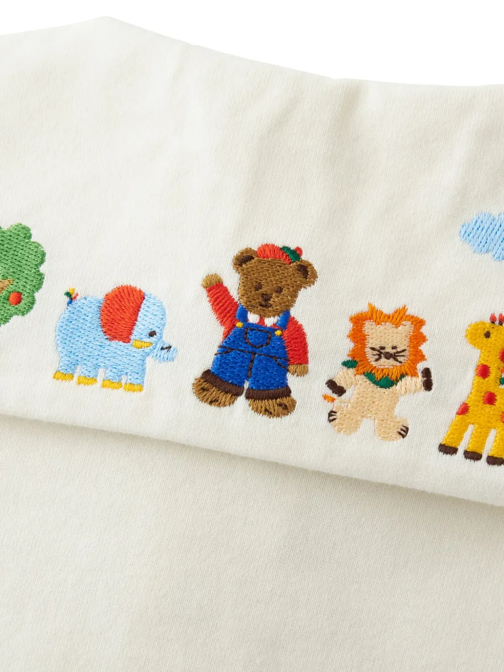 Miki House Animals T-shirt Wit