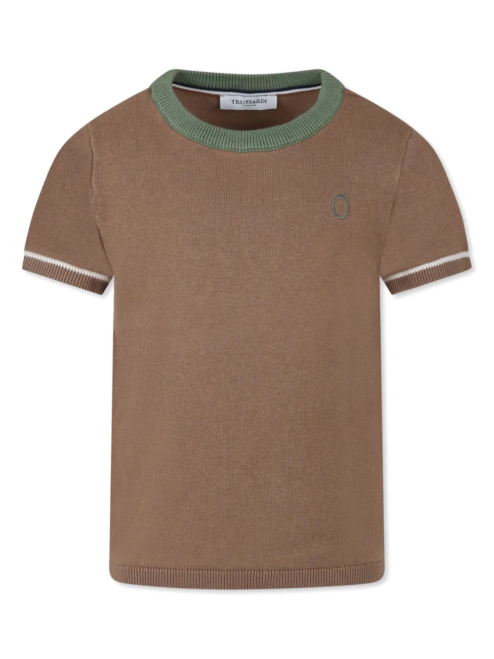 TRUSSARDI JUNIOR cotton T-shirt - Marrone