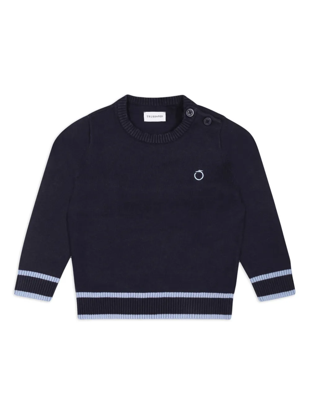 TRUSSARDI JUNIOR suéter de algodón | azul | Image 1