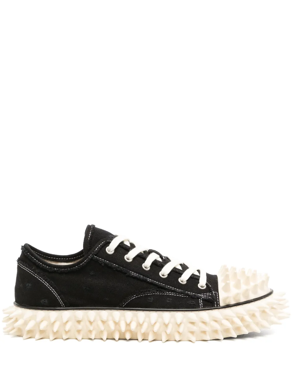 Spiky canvas sneakers