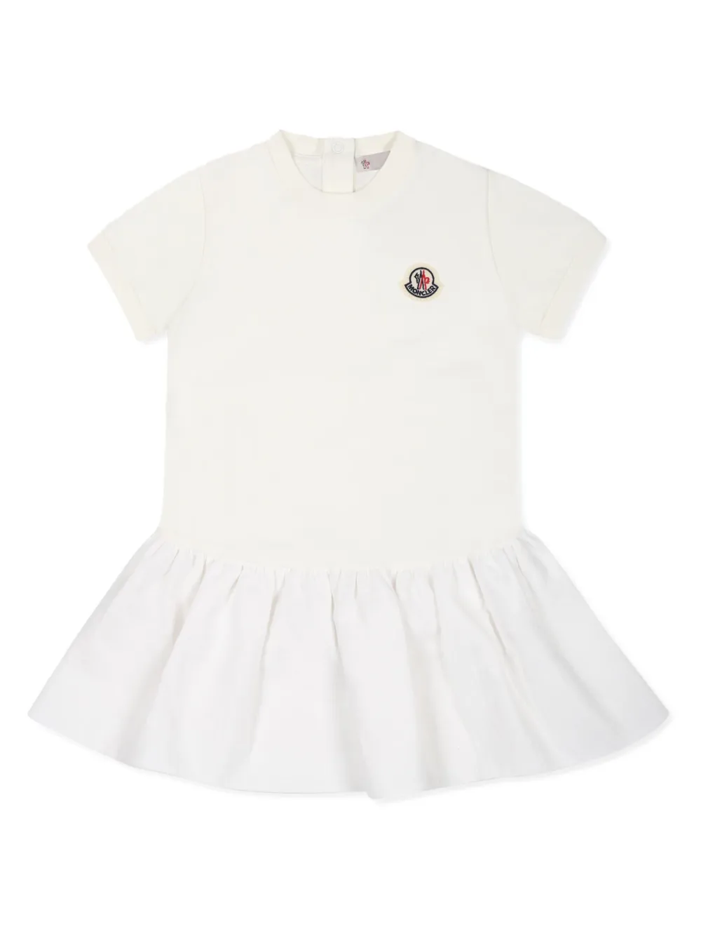 Moncler Enfant Katoenen jurk Wit