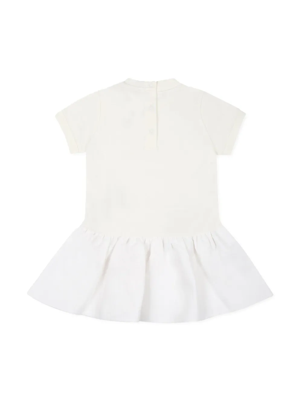 Moncler Enfant cotton dress - Wit