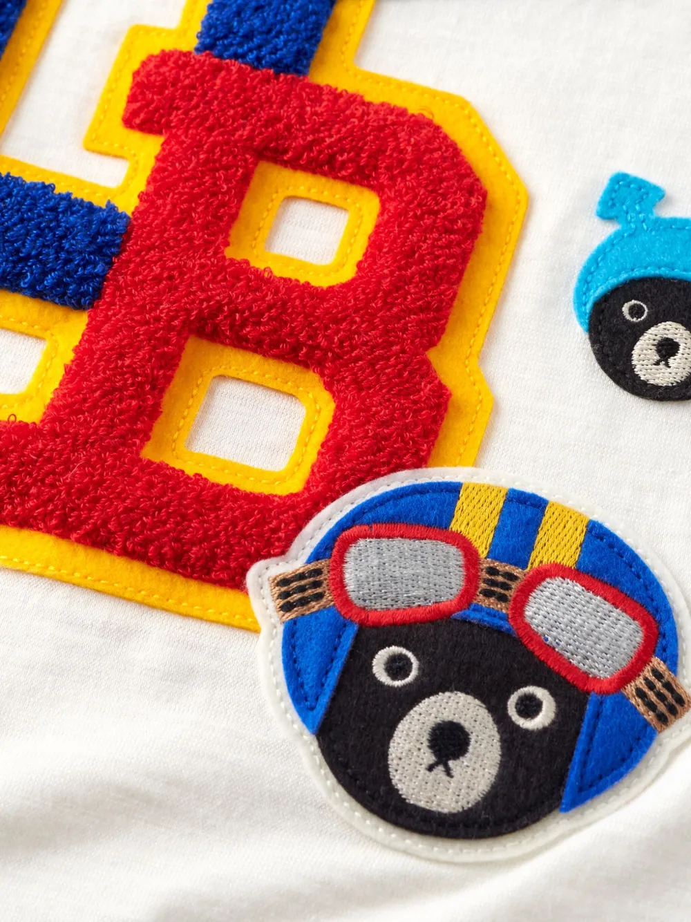 Miki House Bear T-shirt Wit
