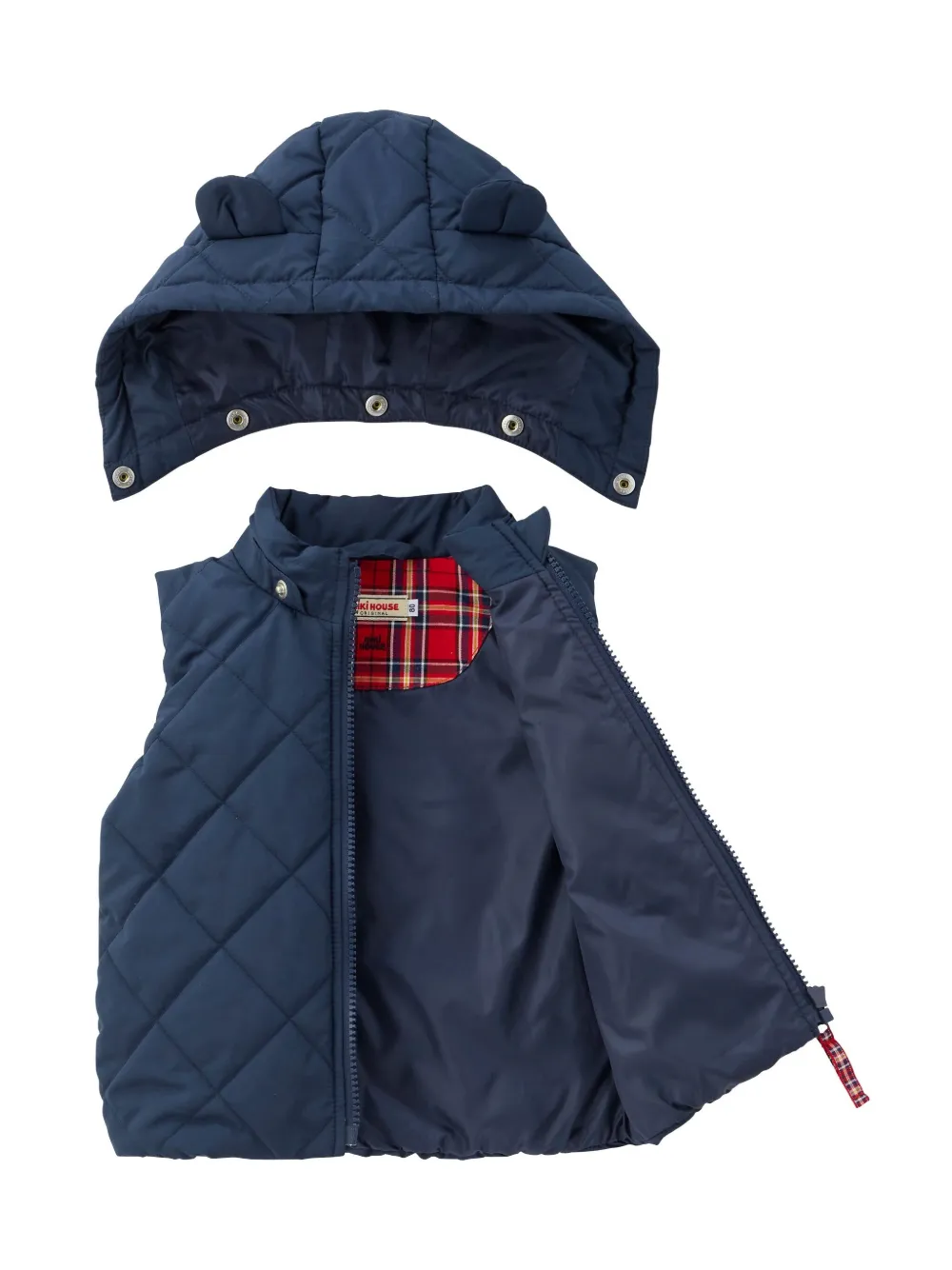 Miki House Bodywarmer Blauw