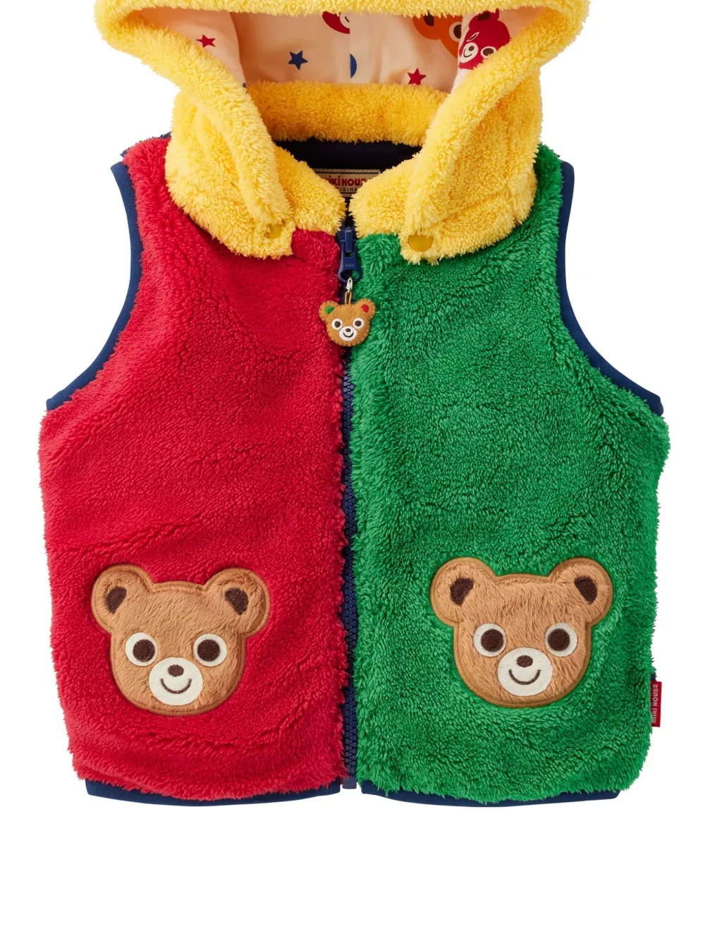 Miki House Canotta Bear - Rosso