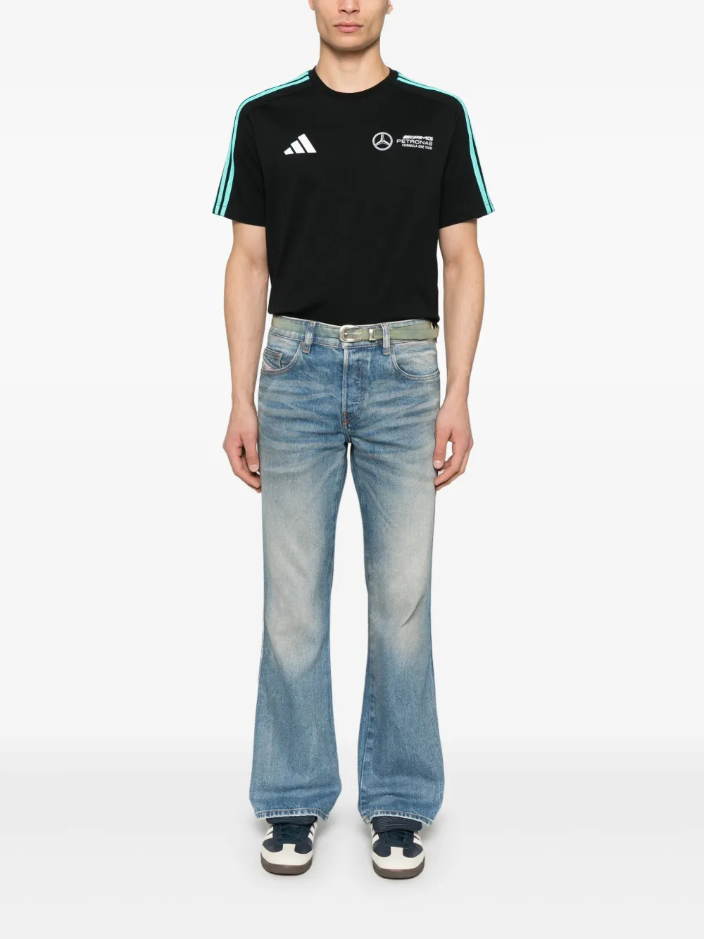 adidas x Mercedes - AMG Petronas F1 Team DNA T-shirt - Zwart