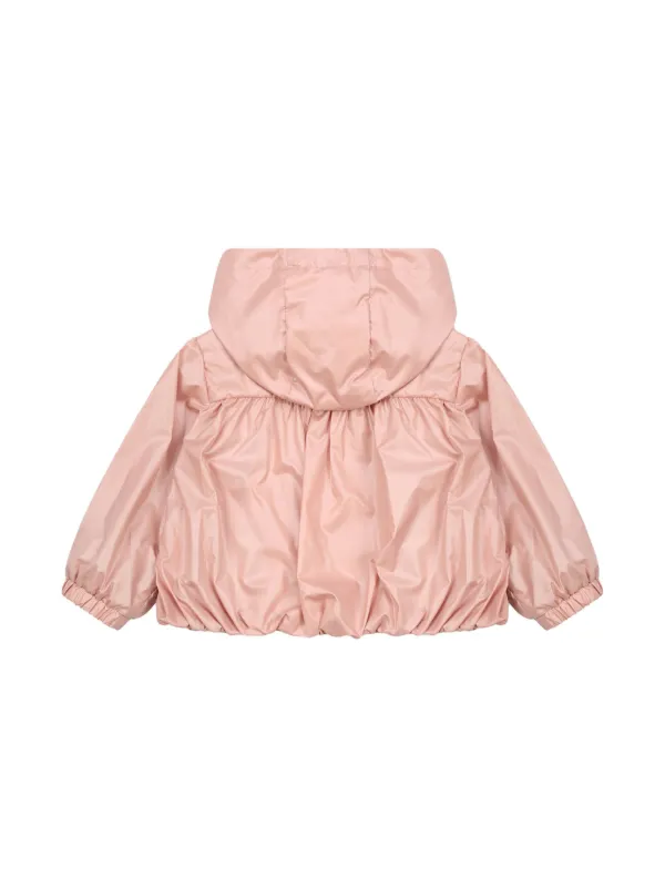 Moncler Enfant ロゴパッチ ジャケット | ピンク | FARFETCH JP