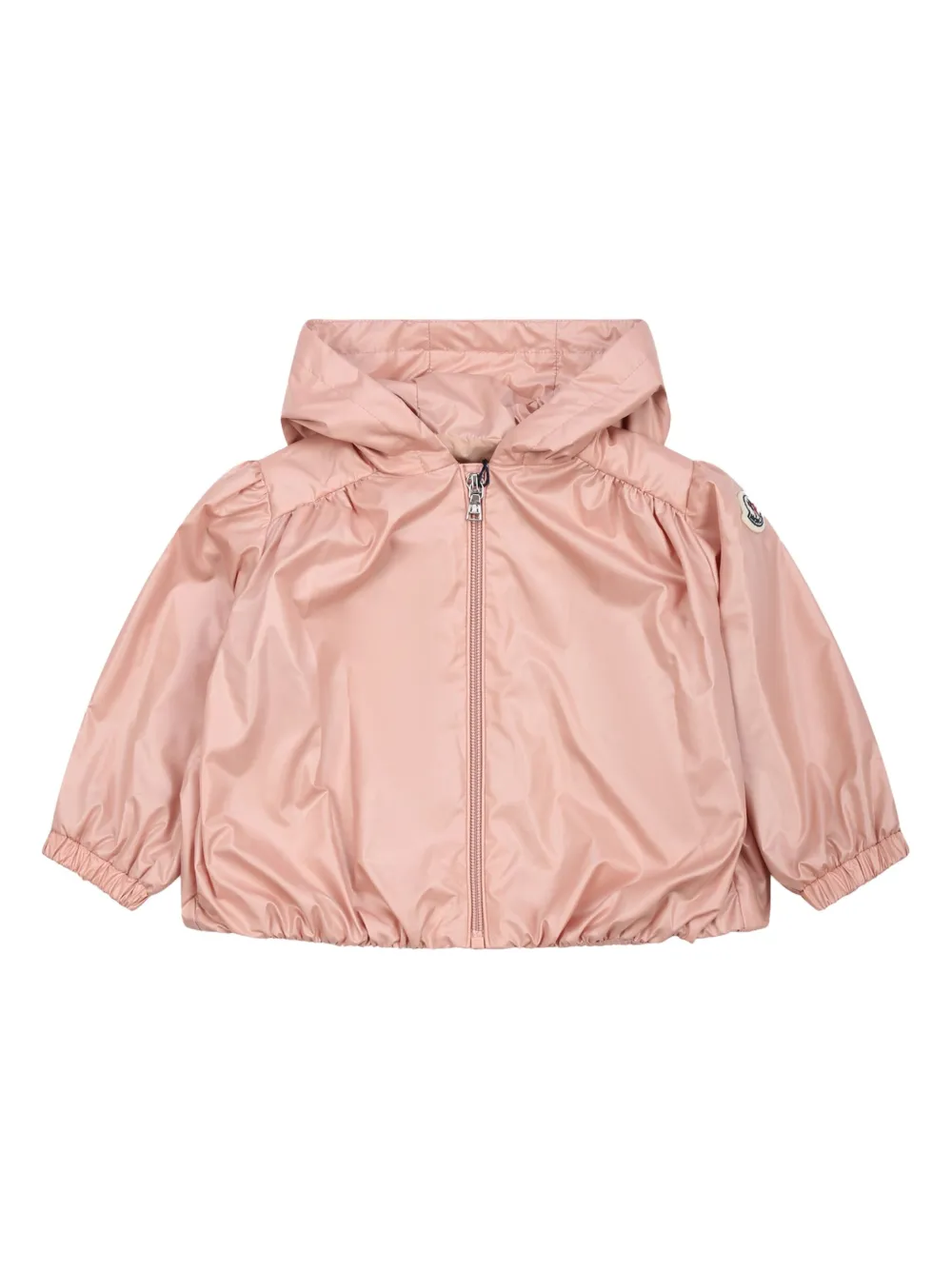 Moncler Enfant Jaqueta com patch de logo | Rosa | Image 1
