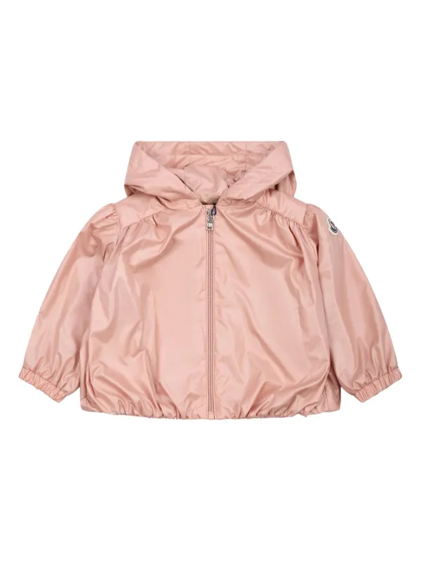 Moncler Enfant ロゴパッチ ジャケット | ピンク | FARFETCH JP
