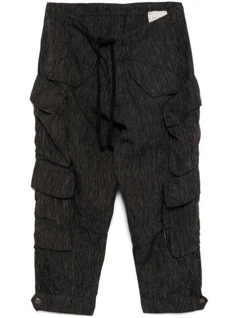 Greg Lauren linen cropped trousers