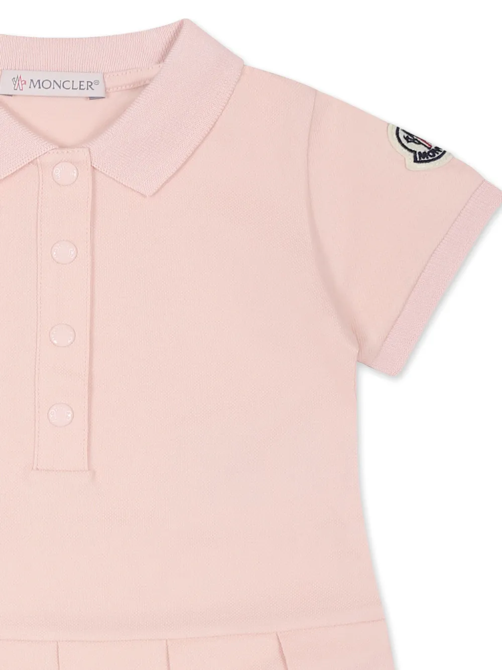 Moncler Enfant Katoenen jurk Roze