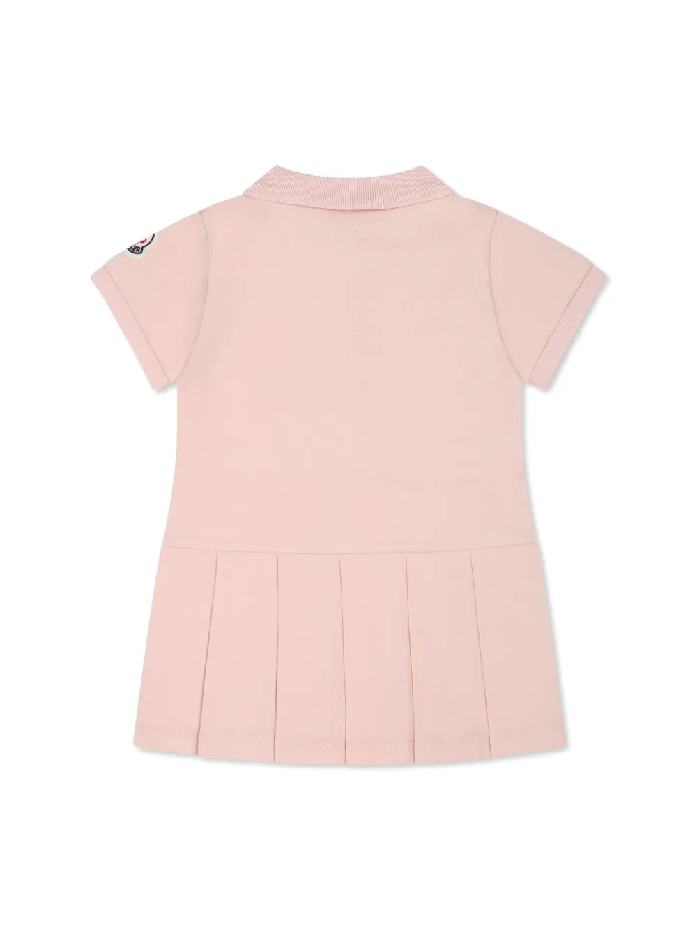 Moncler Enfant cotton dress - Roze