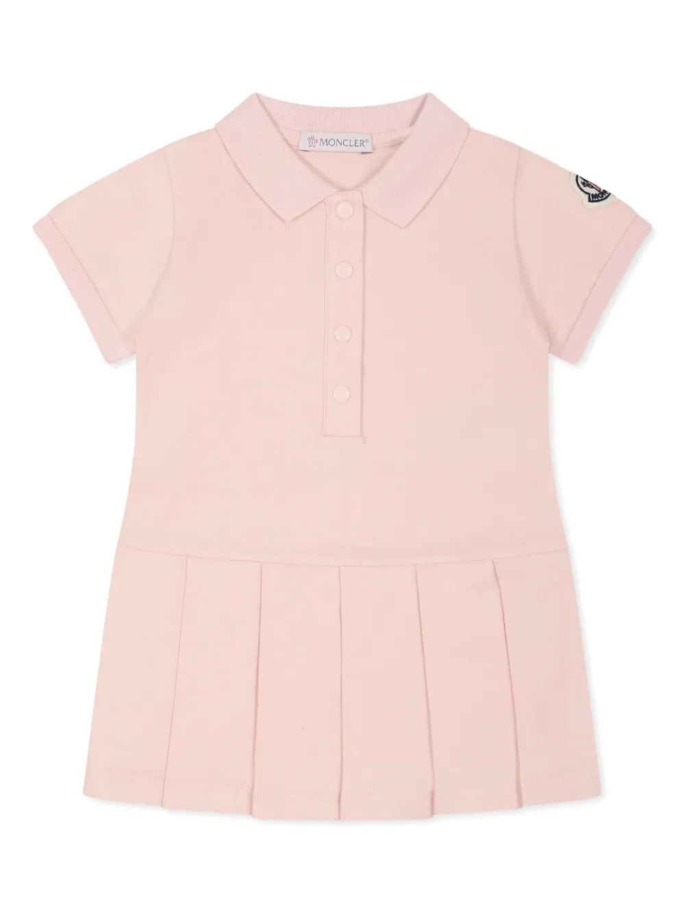 Moncler Enfant robe en coton | rose | Image 1