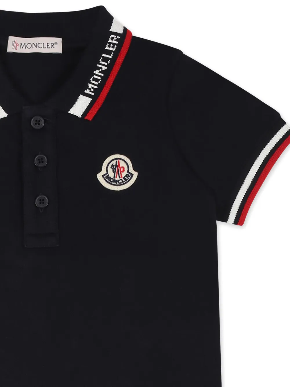 Moncler Enfant Katoenen top en shorts Blauw