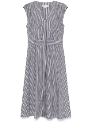 Burberry checked-pattern Frayed Mini Dress | Neutrals | FARFETCH IL