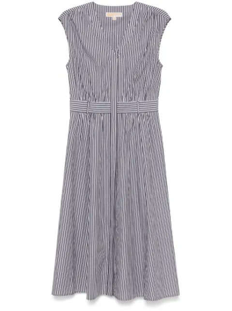 Michael Michael Kors vestido midi con rayas estampadas