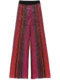 Missoni striped palazzo pants - Red