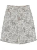 ETRO jacquard bermuda shorts - Grey