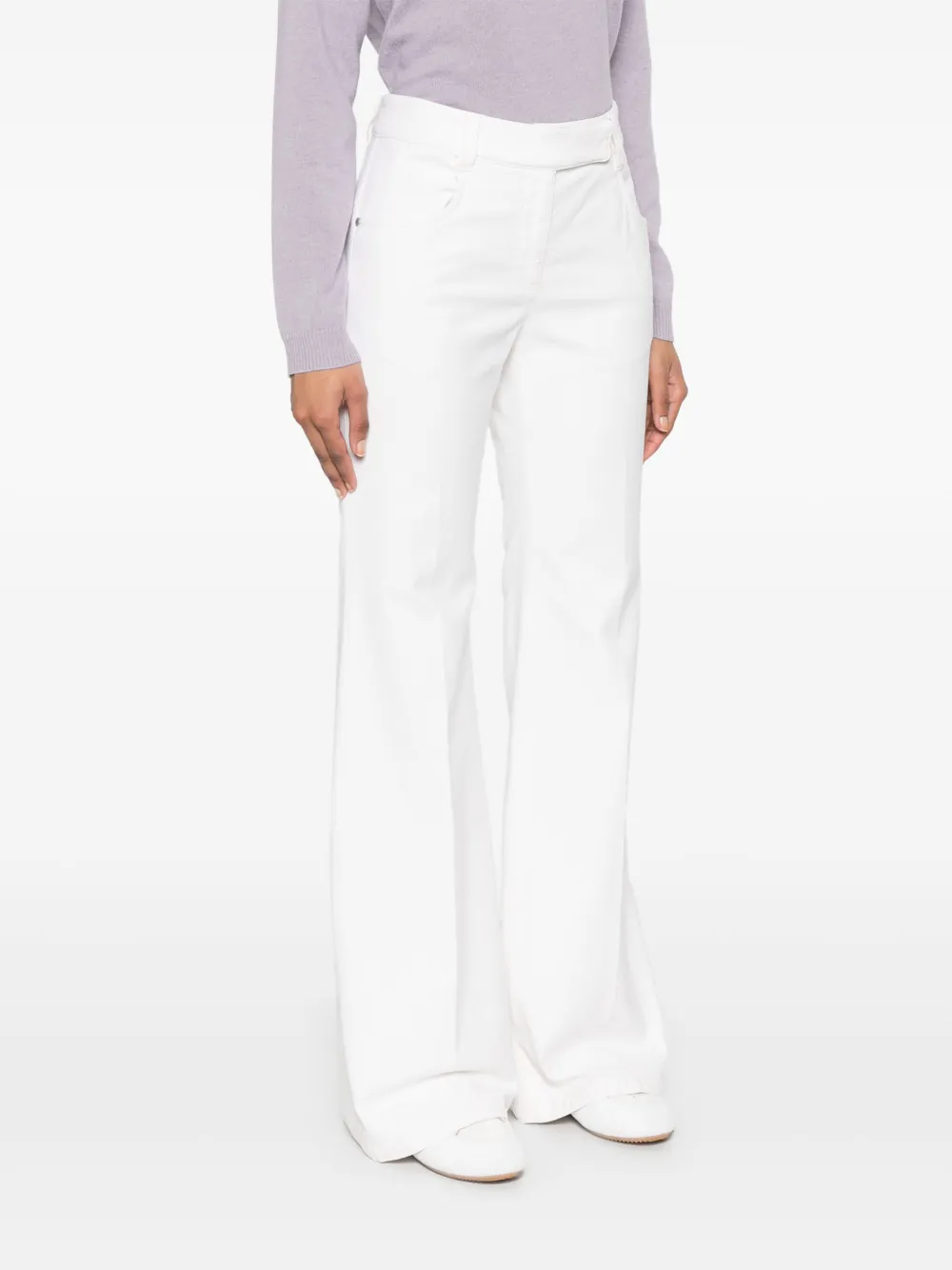 Brunello Cucinelli Flared broek Beige