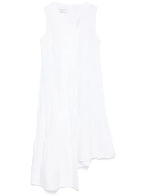 Société Anonyme vestido midi de popelina