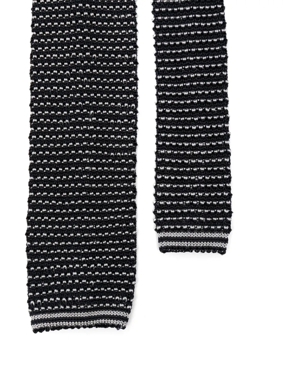 Giorgio Armani crochet-knit tie | Image 2