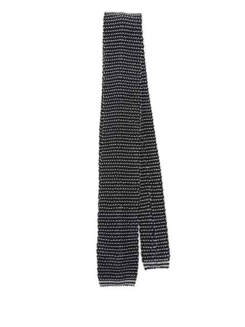 Giorgio Armani corbata tejida de crochet