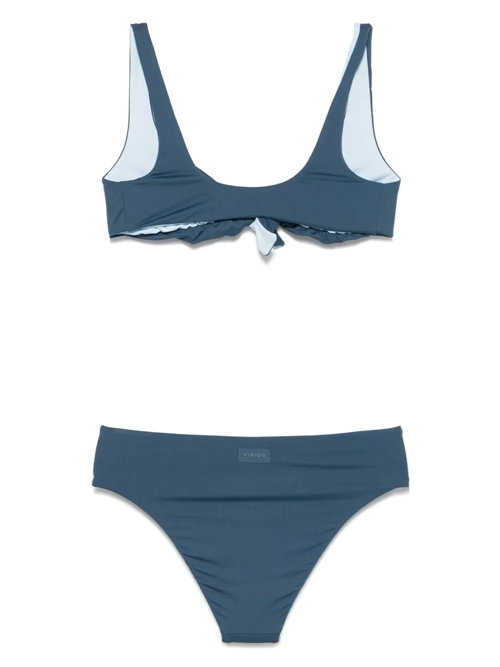 Fisico Bikini met geknoopt detail Blauw
