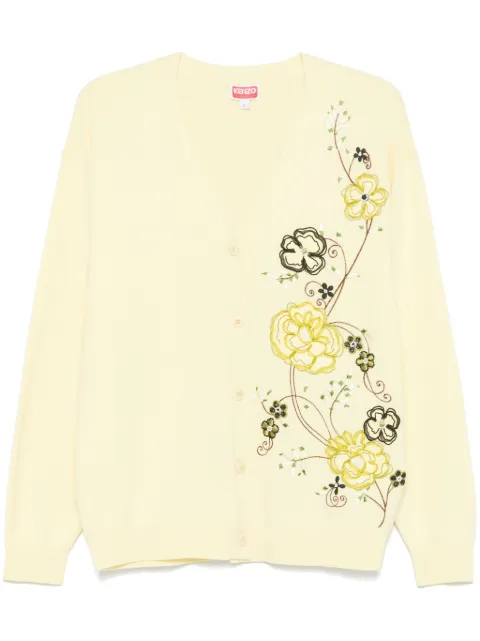 Kenzo Peonies Embellished cardigan