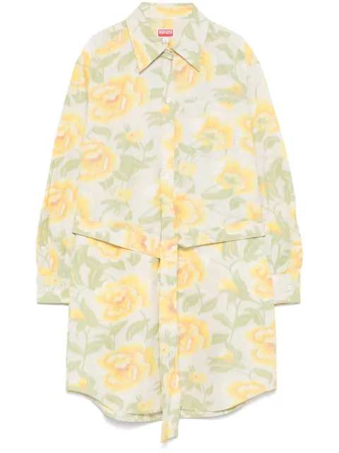 Kenzo Peonies mini dress PFF52RO4059O1 - 0