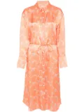 Kenzo Jungle Flower midi dress - Orange