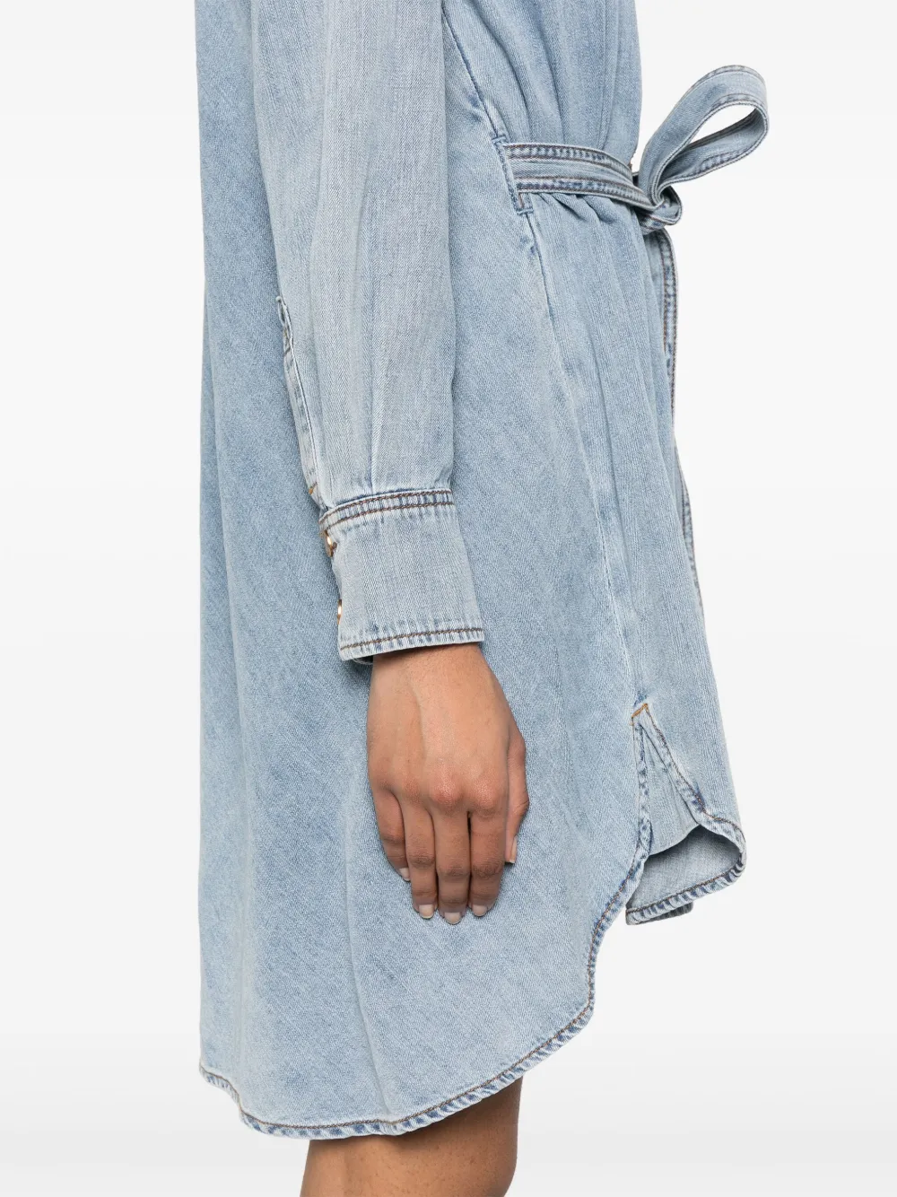 ZIMMERMANN Scoop mini-jurk Blauw