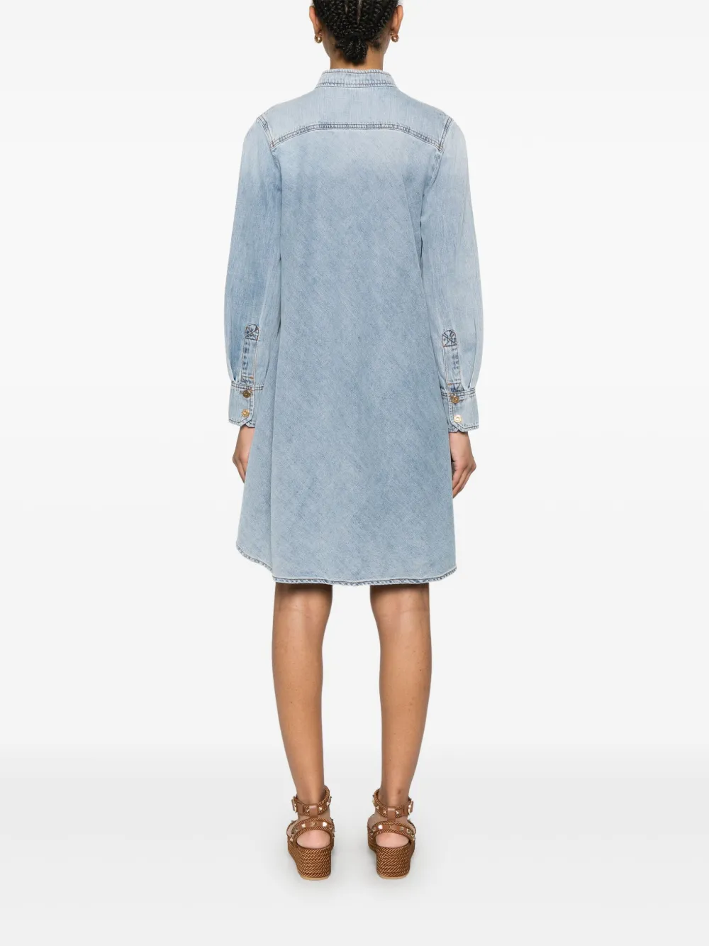 ZIMMERMANN Scoop mini-jurk Blauw
