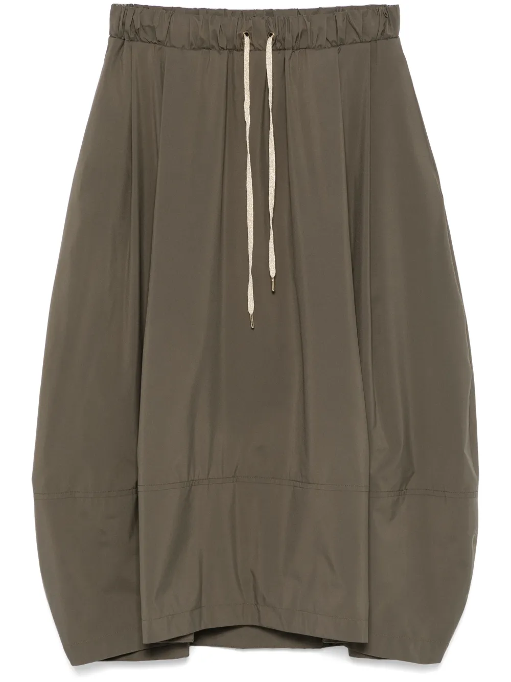 Gran Sasso - pleat-detail midi skirt - women