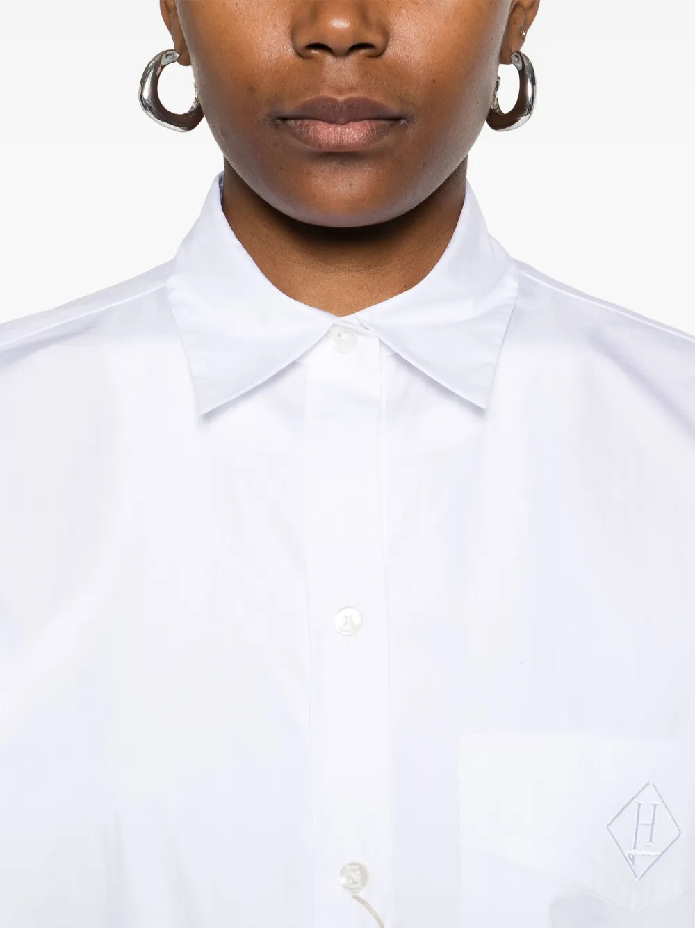 Herno Katoenen blouse Wit