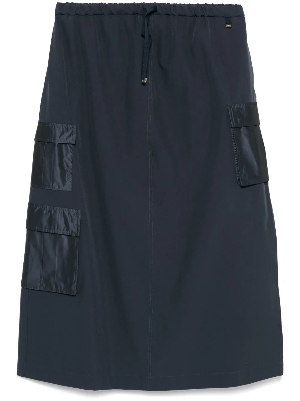 Herno drawstring midi skirt | Blue | Image 1