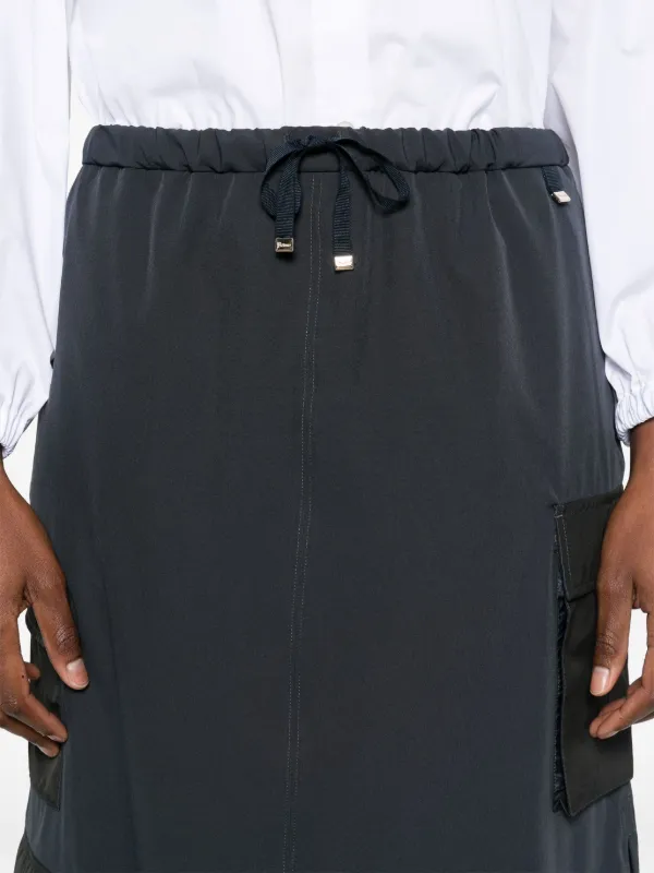 Herno ドローストリング スカート | ブルー | FARFETCH JP