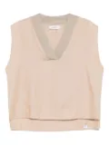 Gran Sasso linen vest - Neutrals