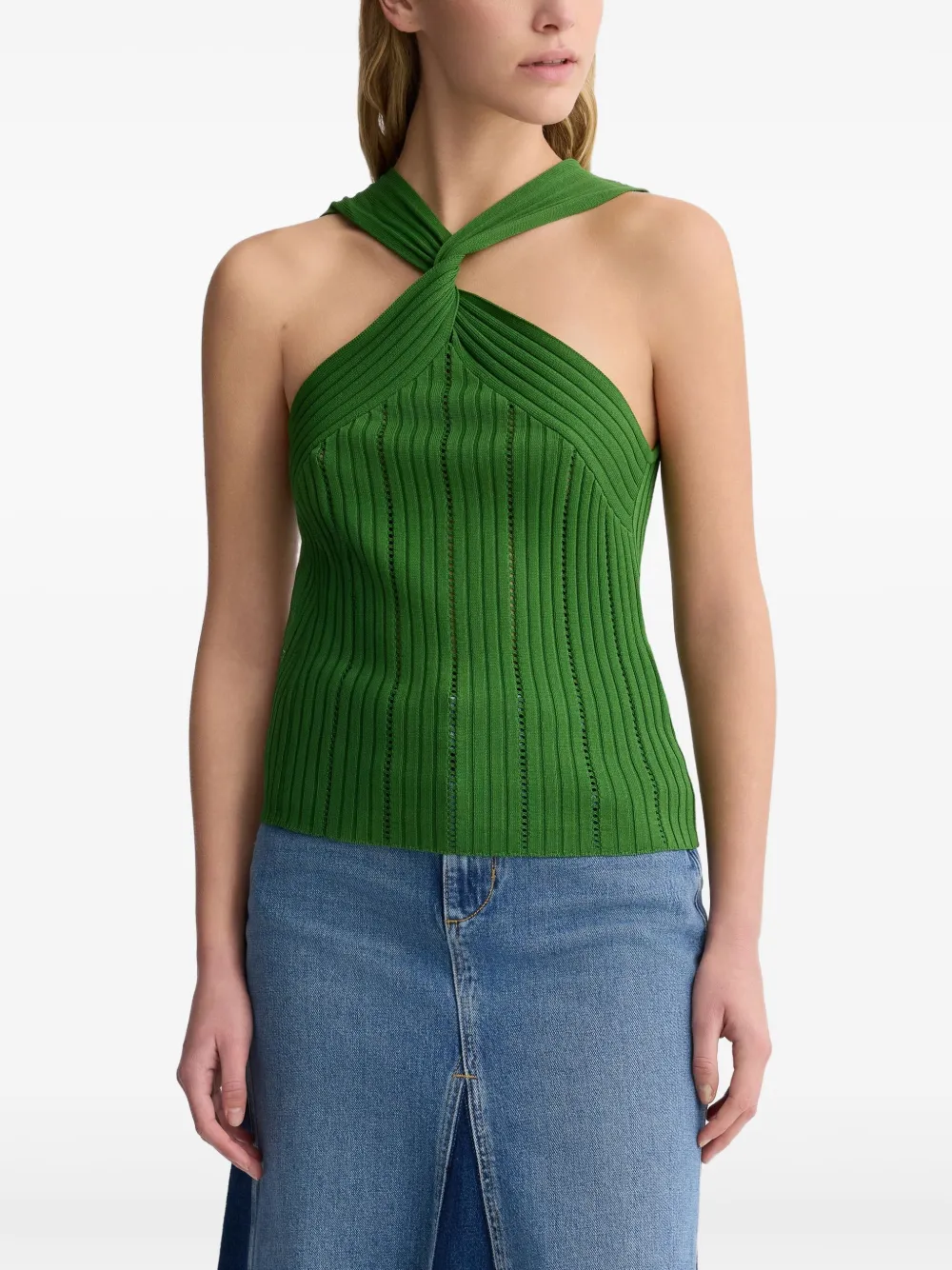 LIU JO Gebreide top Groen