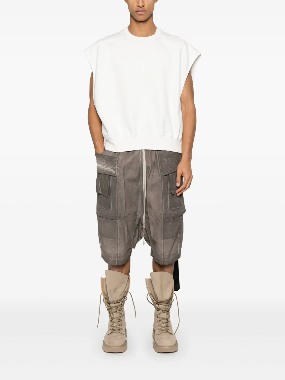 Rick Owens DRKSHDW Tatlin Sweat top - Wit