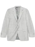 Canali checked blazer - Grey