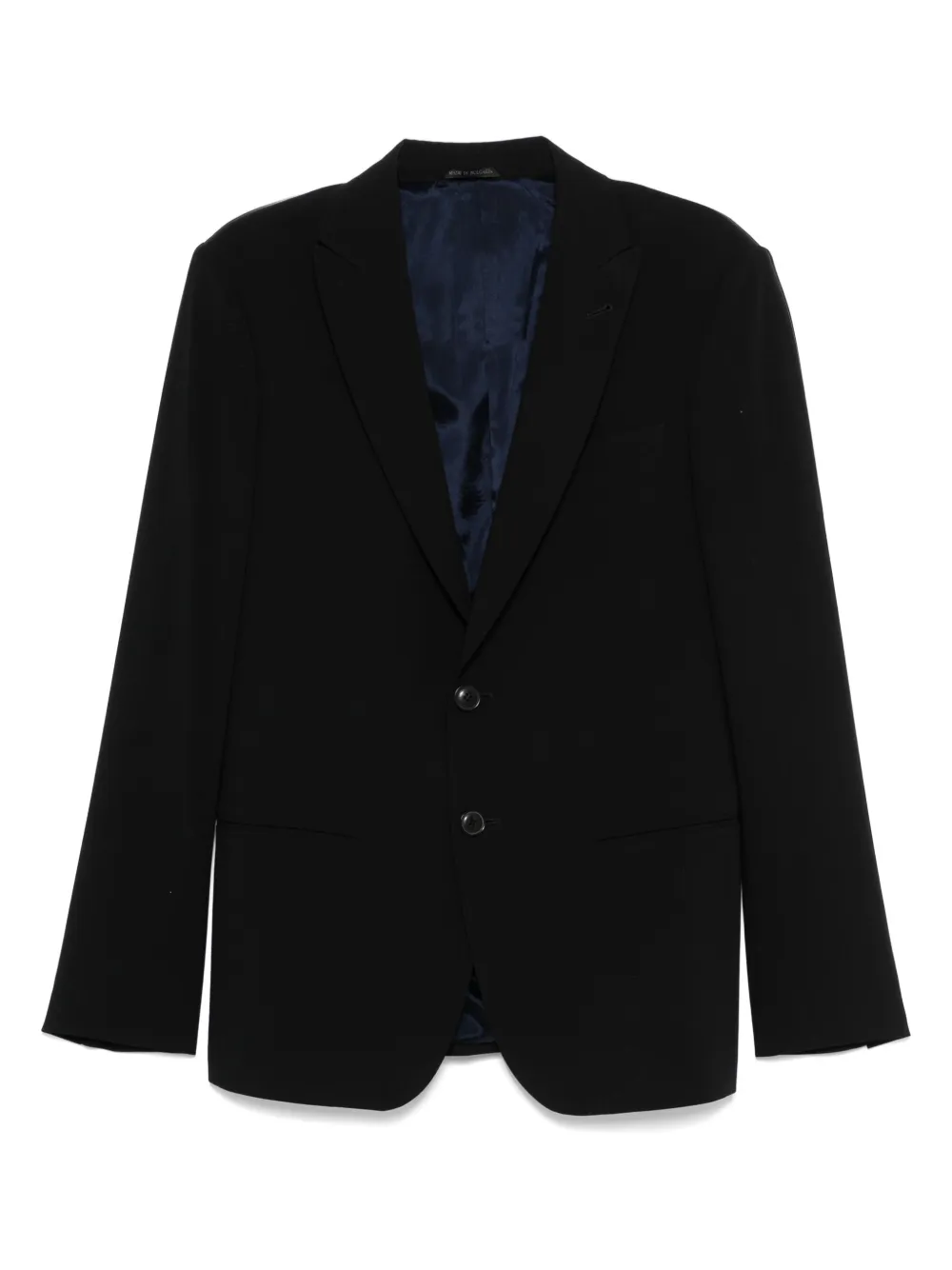 Giorgio Armani Blazer met enkele rij knopen Zwart