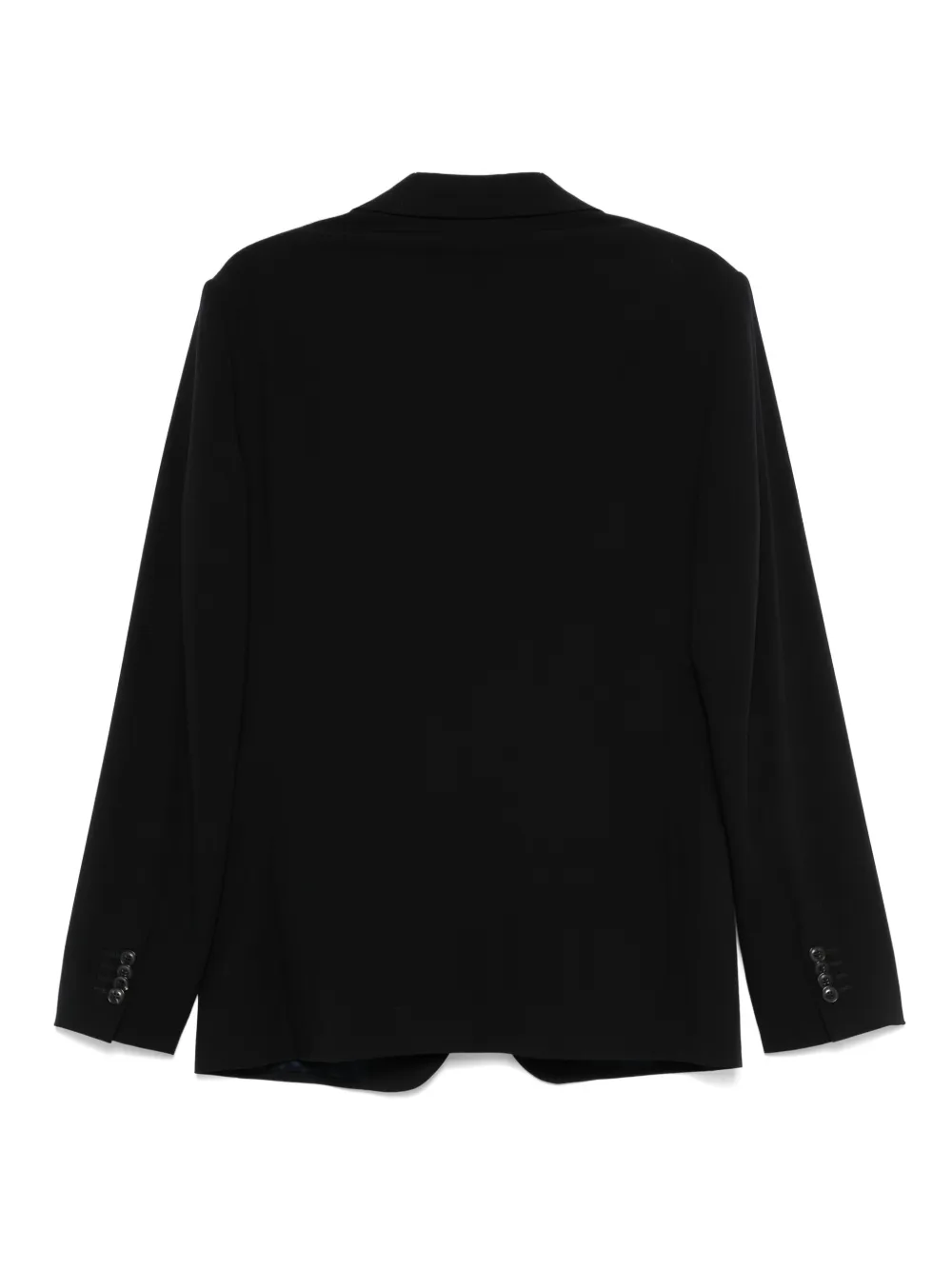 Giorgio Armani Blazer met enkele rij knopen Zwart
