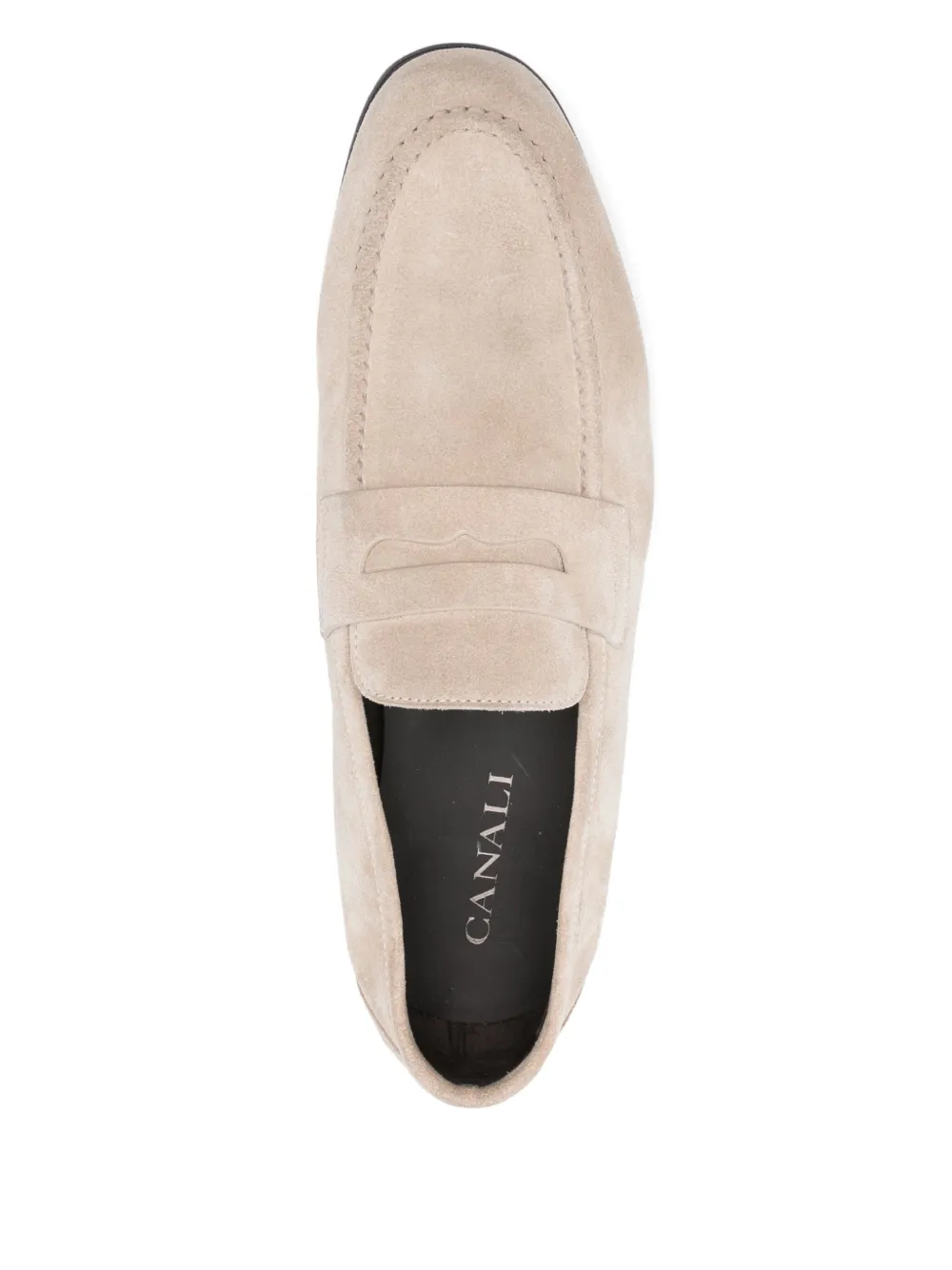 Canali suede loafers Neutrals
