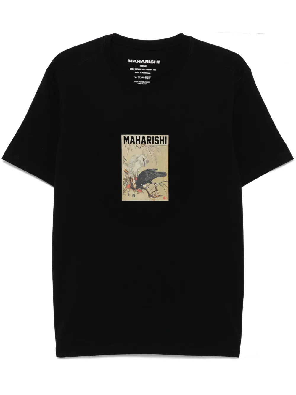 Maharishi playera con logo estampado | negro | Image 1