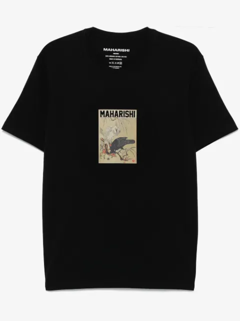 Maharishi playera con logo estampado