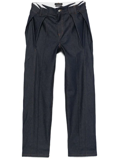 JUNTAE KIM gathered jeans