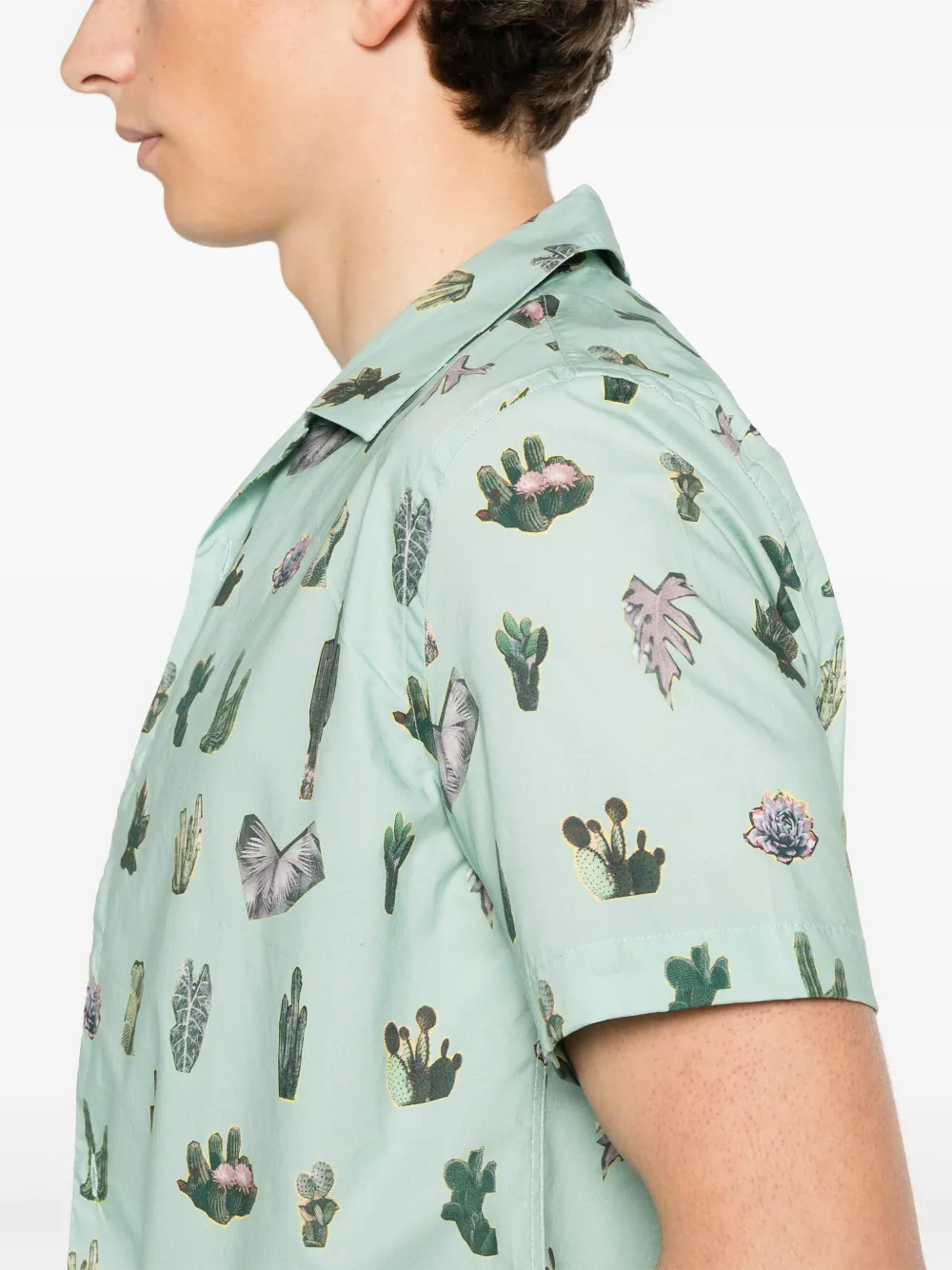 PS Paul Smith Prickly Pear overhemd Groen